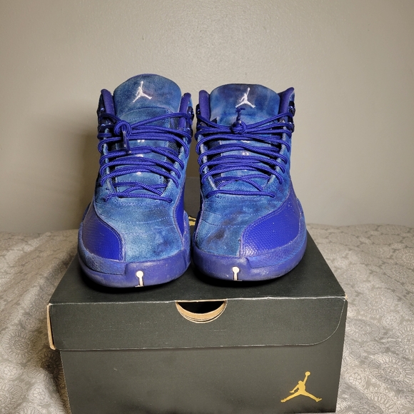 Jordan 12 Retro Deep Royal Blue - Picture 3 of 5